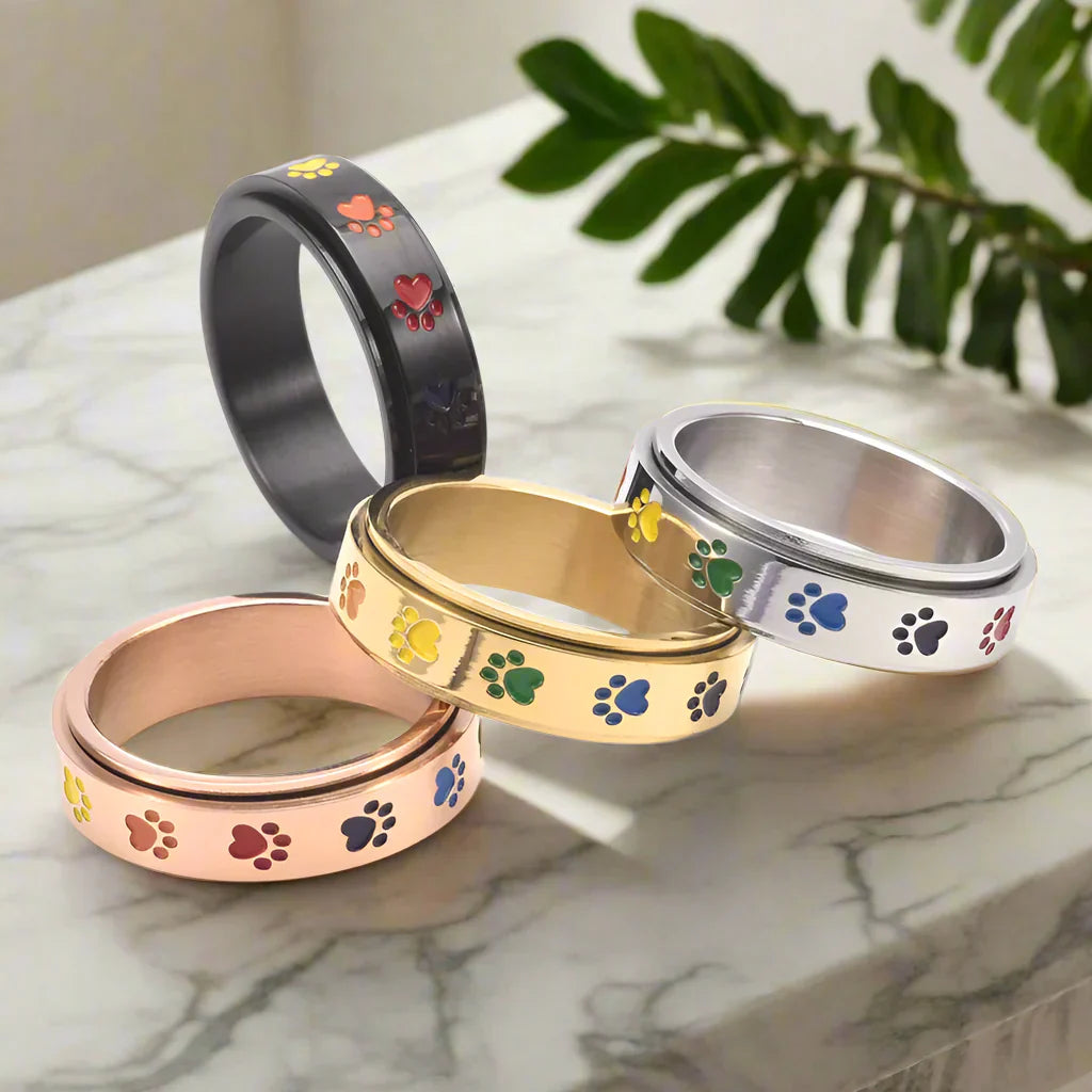 Anillo giratorio antiestrés para patas