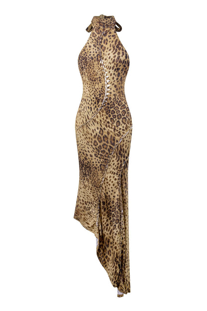 Alina™ | Vestido largo con lazo