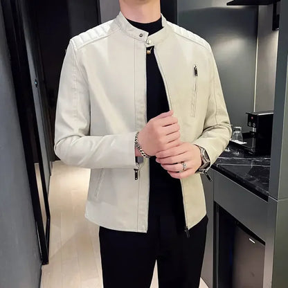 Chaqueta de cuero elegante Jax