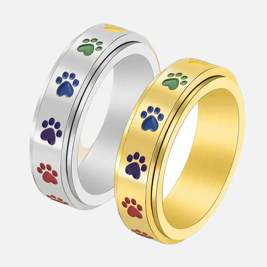Anillo giratorio antiestrés para patas