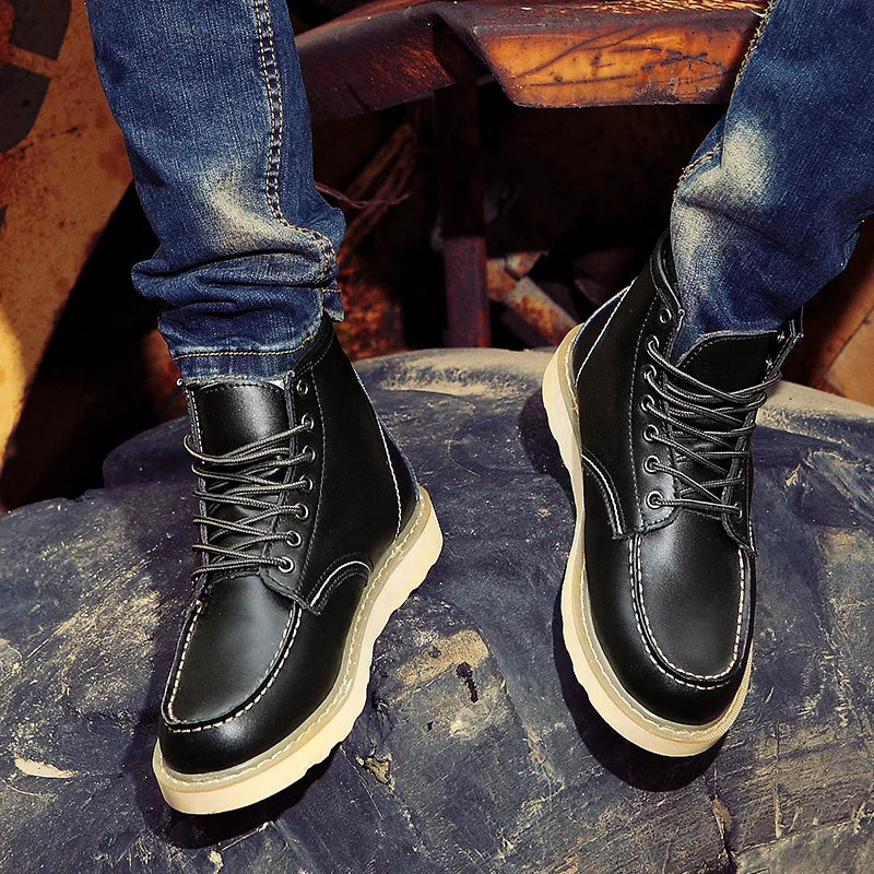 Dustin | Botas de cuero de invierno