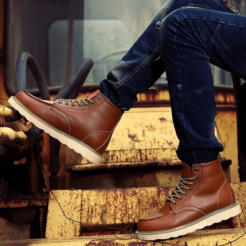 Dustin | Botas de cuero de invierno