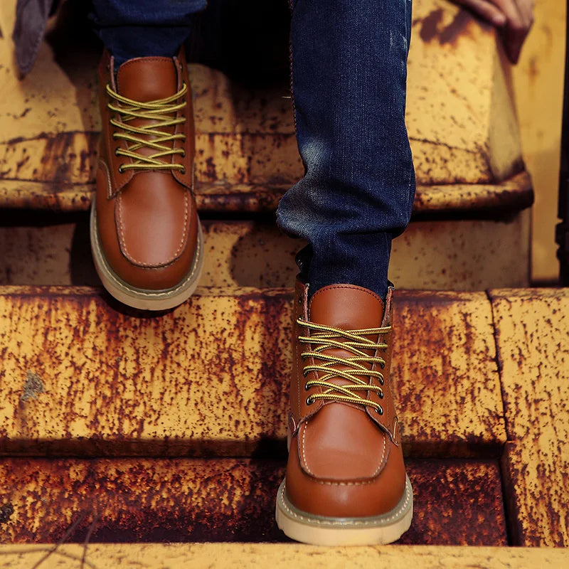 Dustin | Botas de cuero de invierno