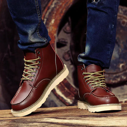 Dustin | Botas de cuero de invierno