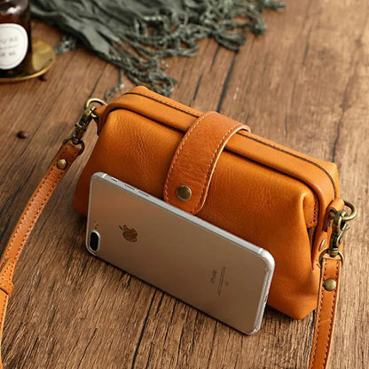 Ivy - Mini bolso bandolera de piel