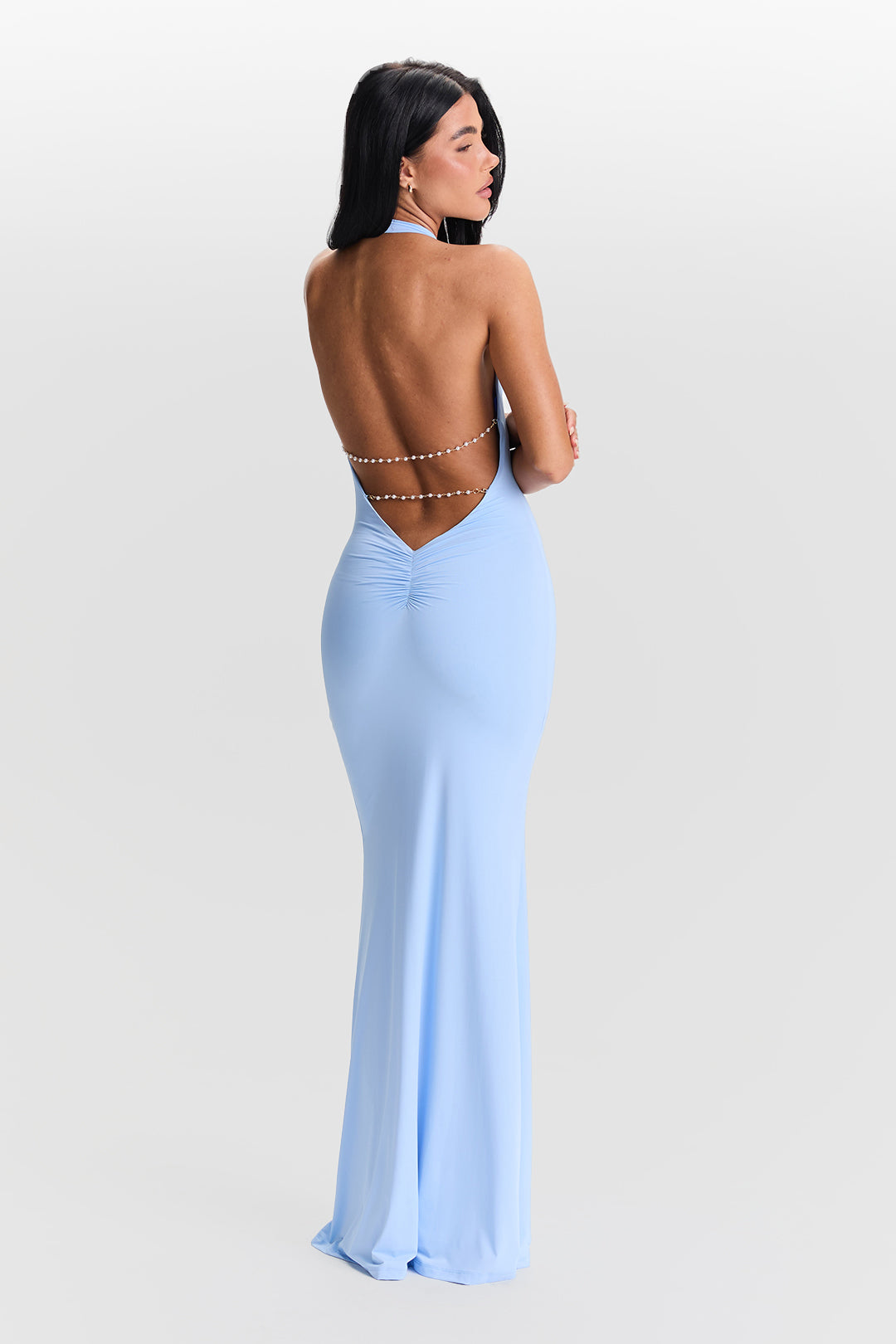 Saskia™ | Vestido con cuello vuelto 