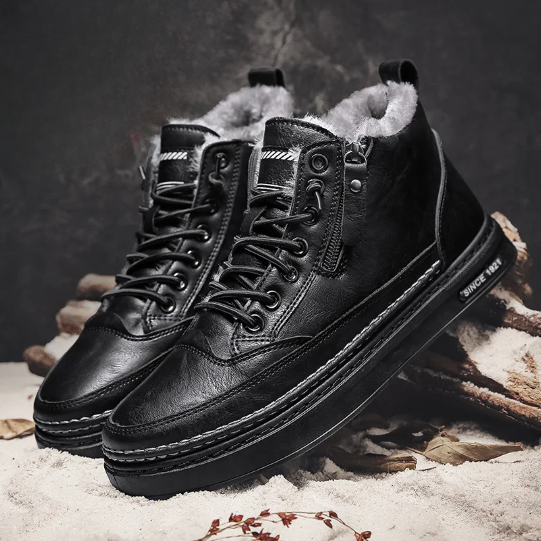 Bryson | Botas de invierno de cuero para hombre 