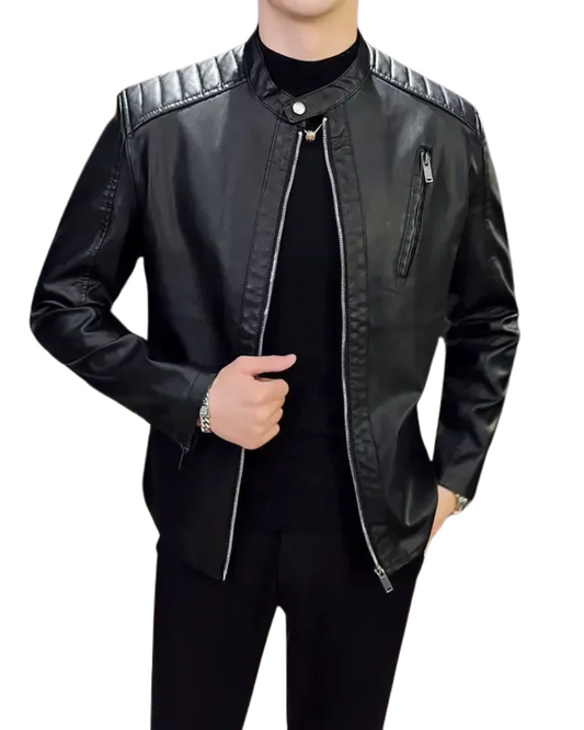 Chaqueta de cuero elegante Jax