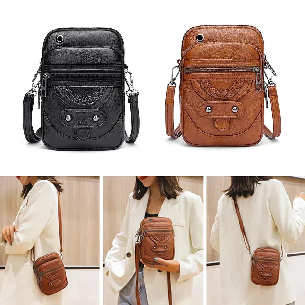Carice - Bolso de piel vintage