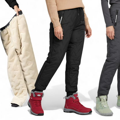 Wallace - Pantalones de polar cálidos 