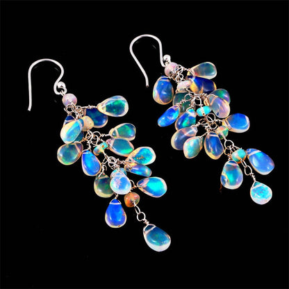 Pendientes de piedra lunar 