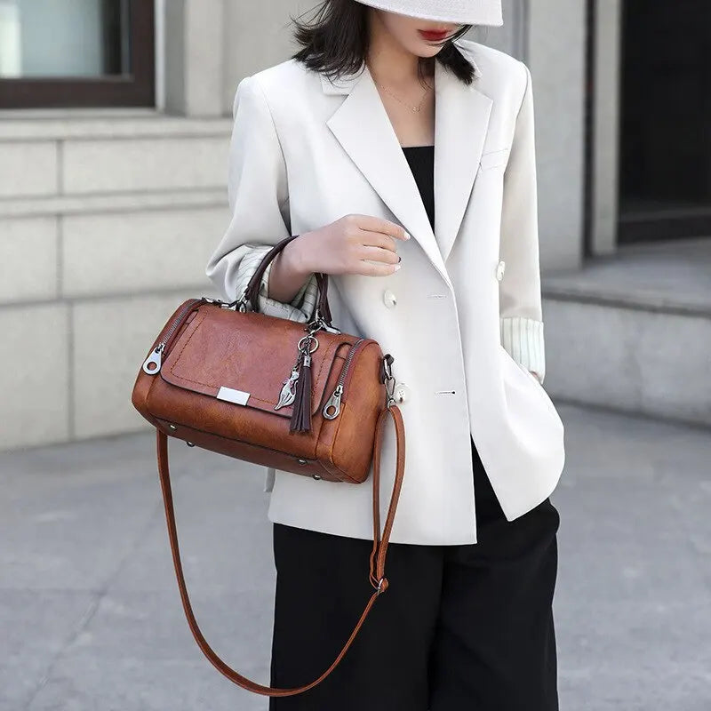 Stella - Bolso de hombro de cuero