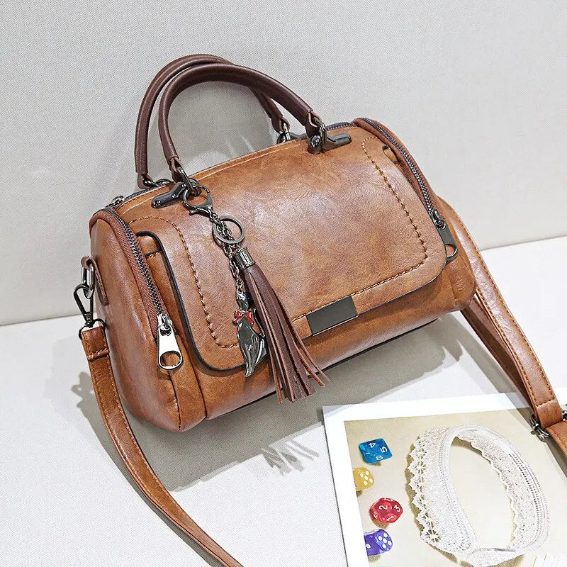 Stella - Bolso de hombro de cuero