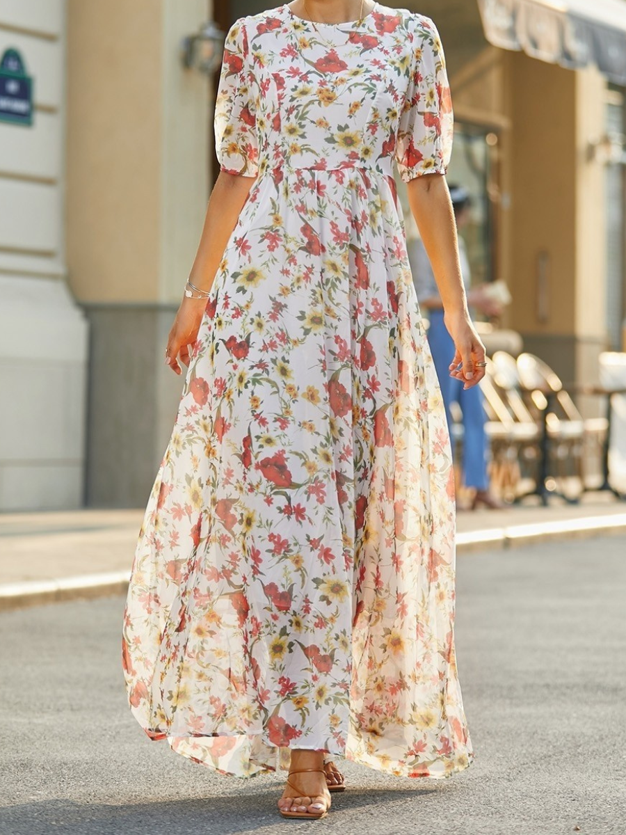 Aria | Vestido largo romántico