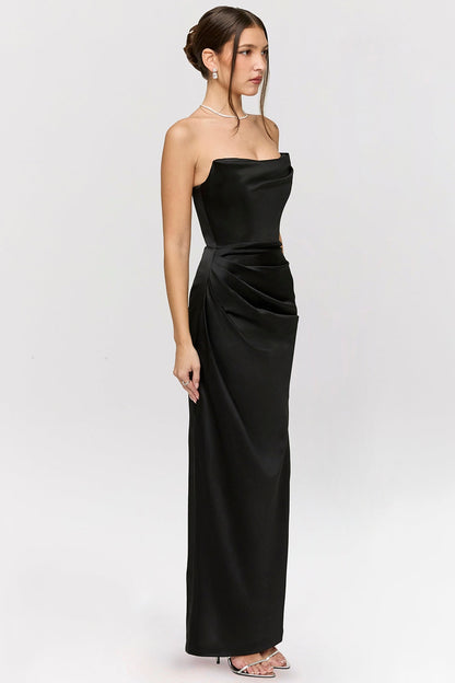 Pariel™ | Vestido largo sin tirantes 