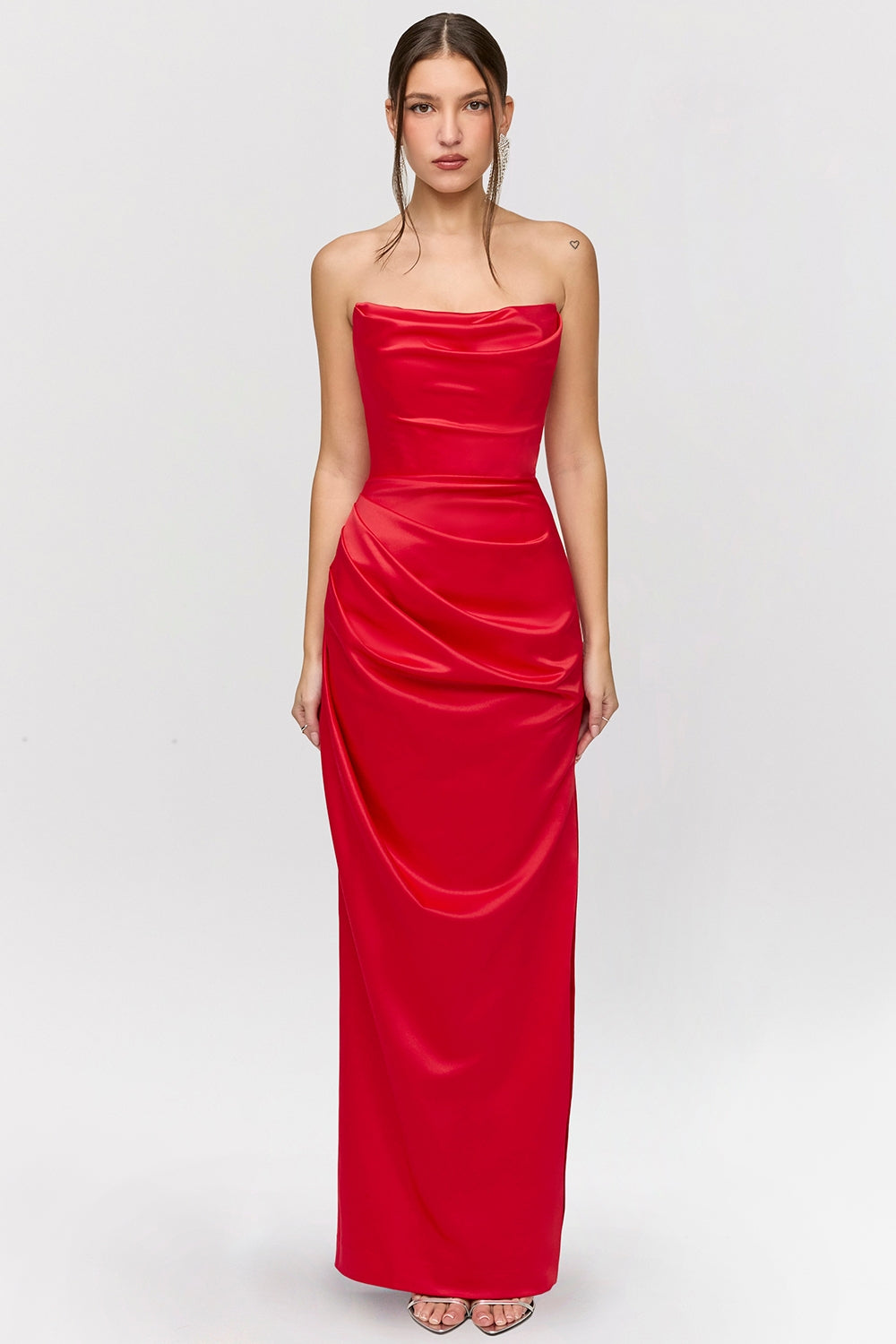 Pariel™ | Vestido largo sin tirantes 