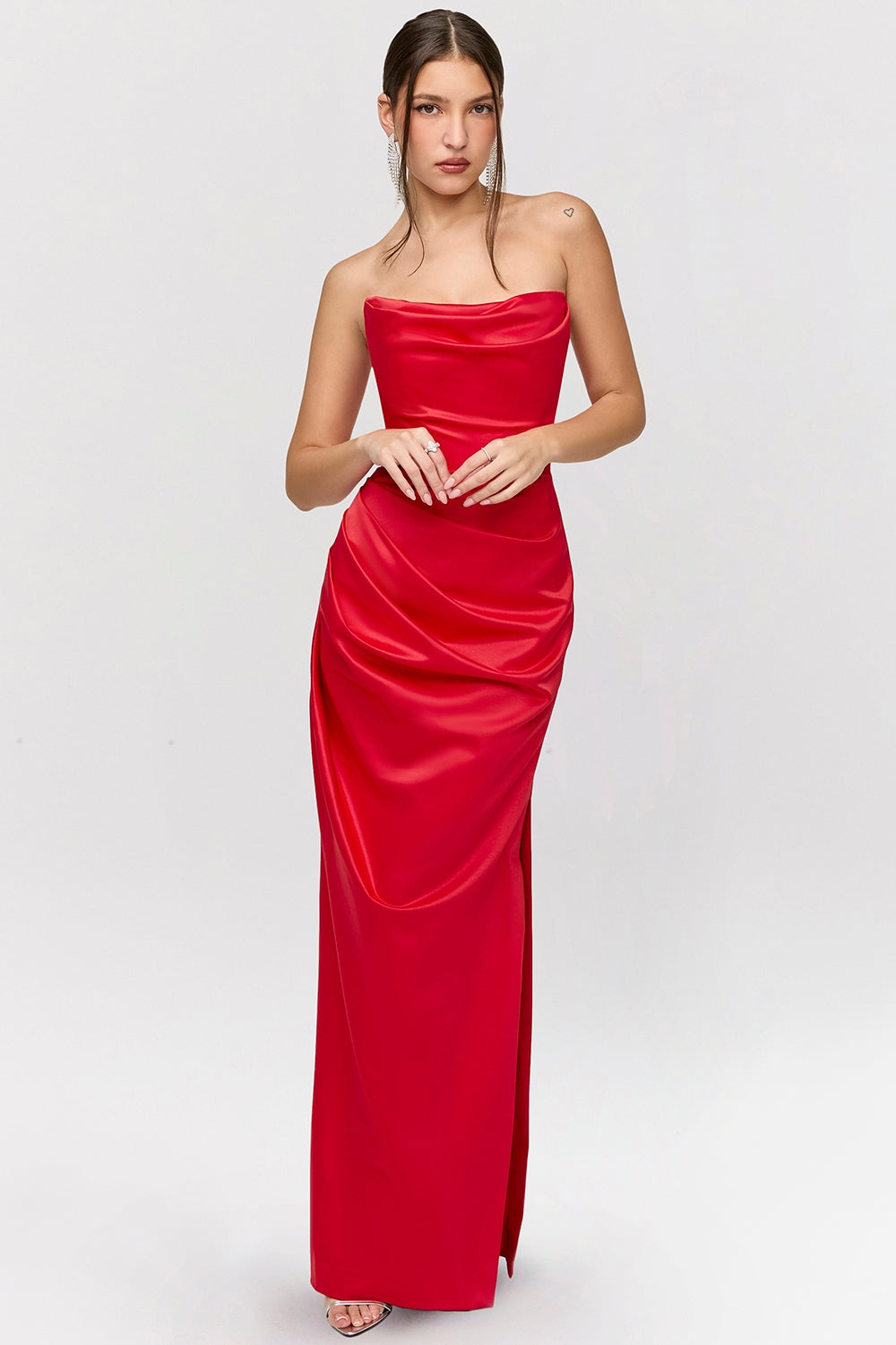 Pariel™ | Vestido largo sin tirantes 