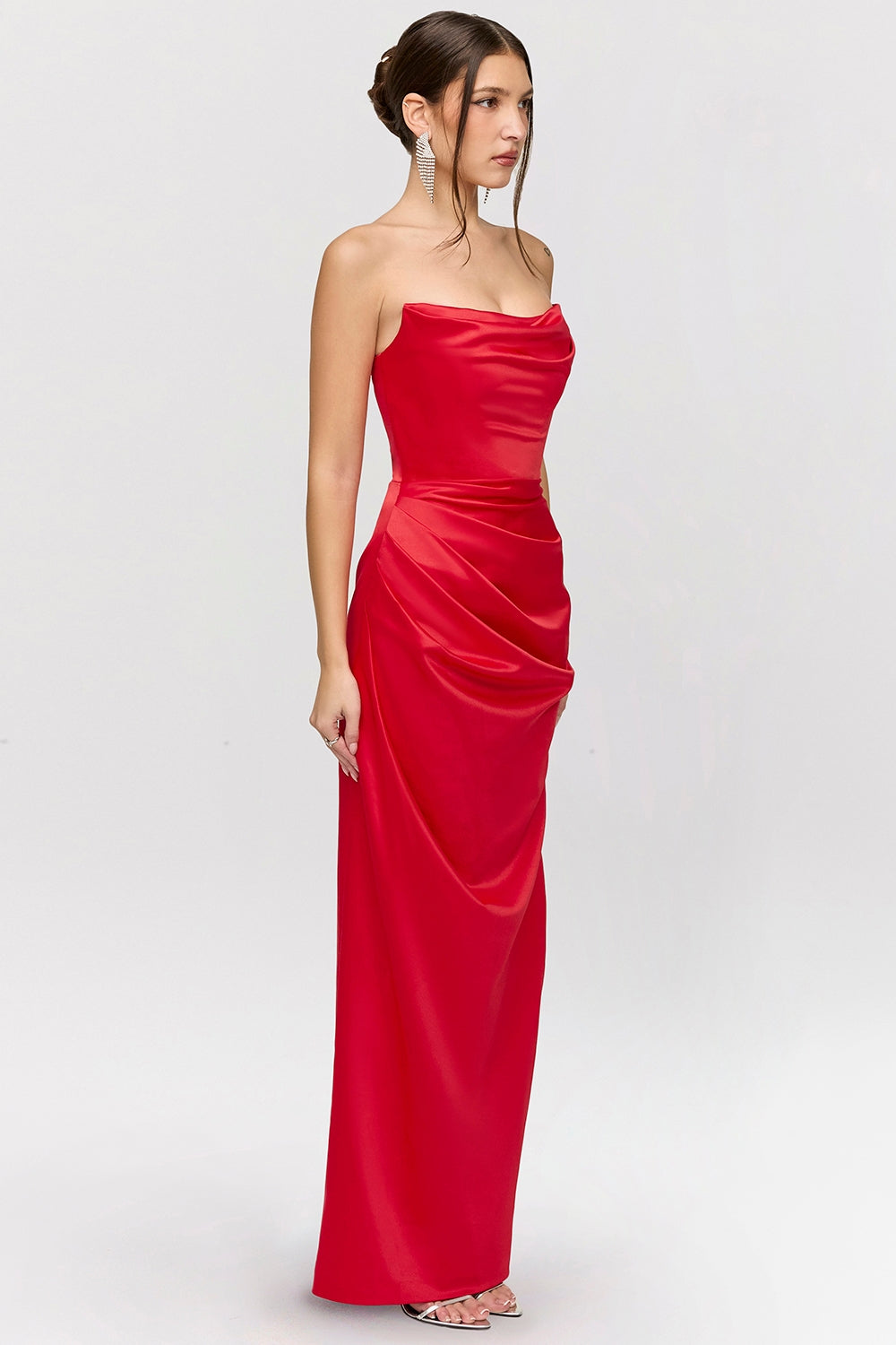 Pariel™ | Vestido largo sin tirantes 