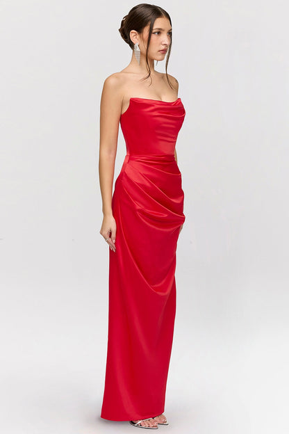 Pariel™ | Vestido largo sin tirantes 