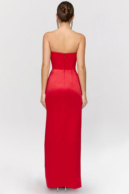 Pariel™ | Vestido largo sin tirantes 