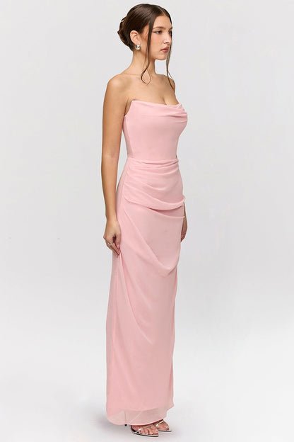 Pariel™ | Vestido largo sin tirantes 