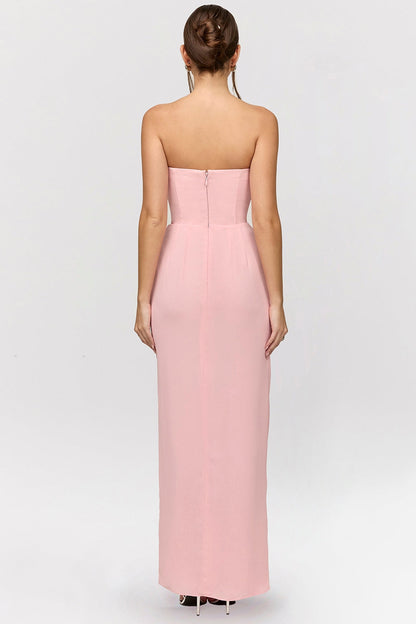 Pariel™ | Vestido largo sin tirantes 