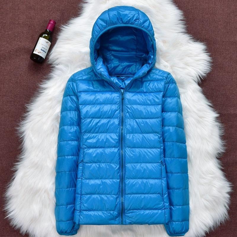 Norte - Nueva chaqueta impermeable con plumas de pato blancas