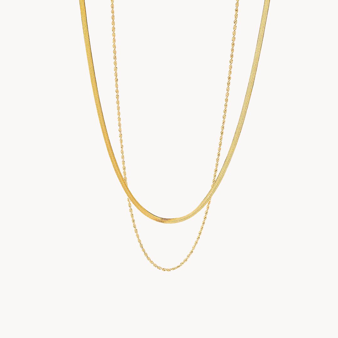 Collar de cadena de oro Ludovica