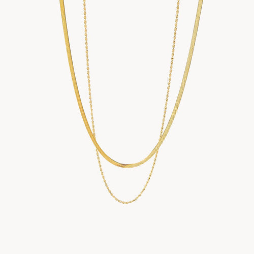 Collar de cadena de oro Ludovica