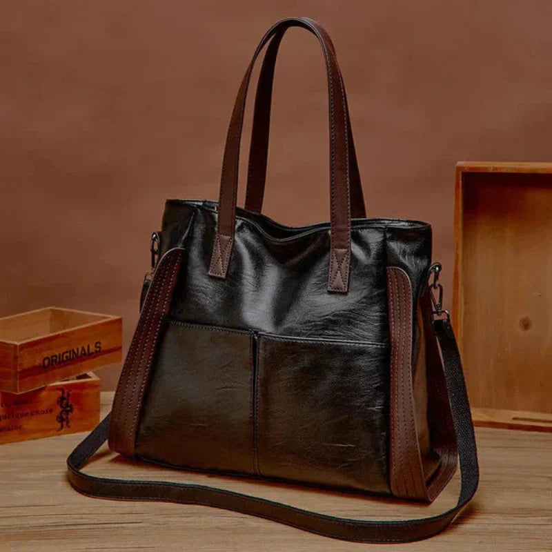 Veloura™ | Bolso Annelin Clásico De Piel Vegana 