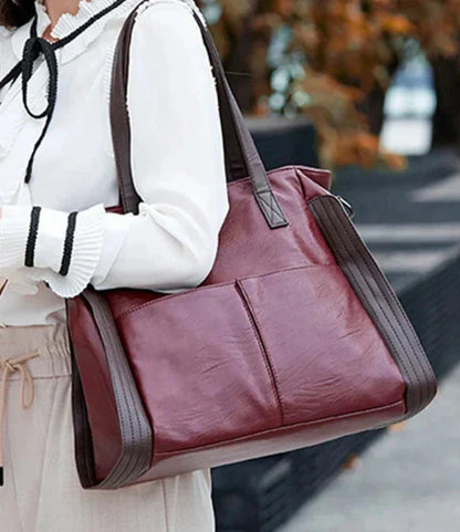 Veloura™ | Bolso Annelin Clásico De Piel Vegana 