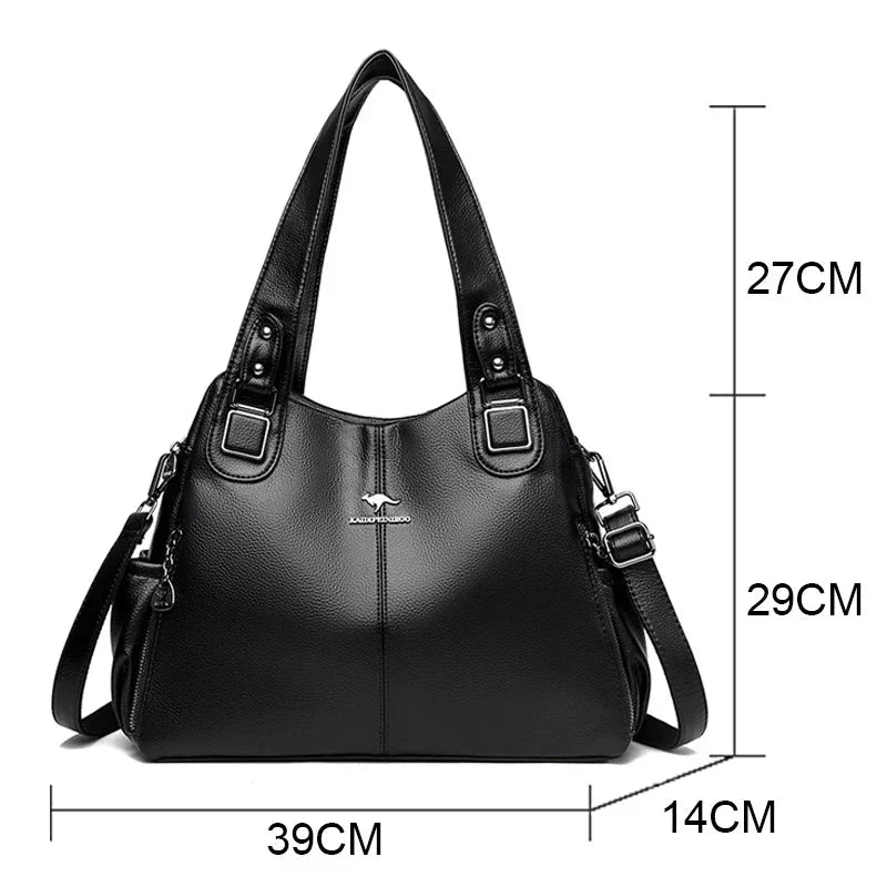 Veloura™ | Bolso de hombro clásico vintage Antora