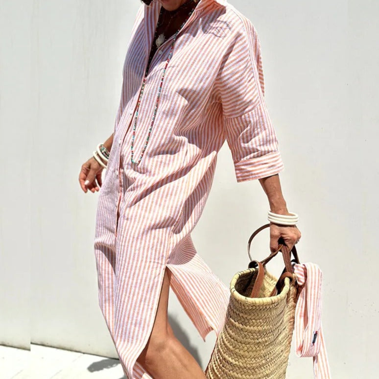 Armelle | Elegante vestido de verano a rayas (¡Casi agotado!)