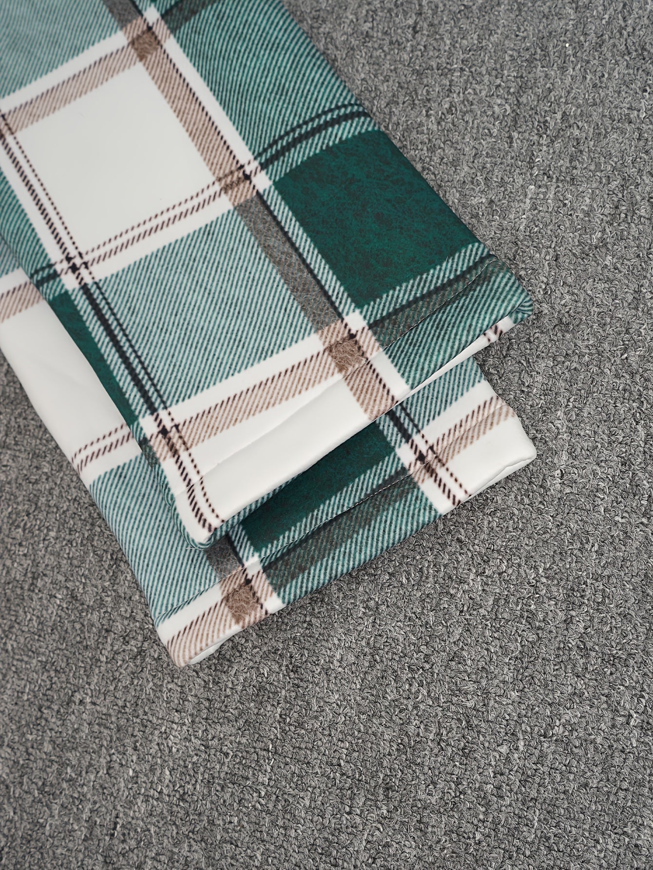 Emma – Abrigo de cuadros verdes