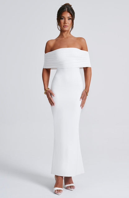 Isadora™ | Maxivestido con hombros descubiertos