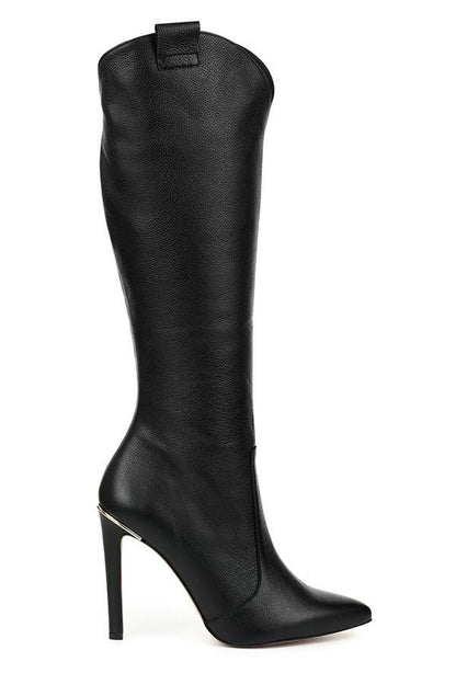 Valencia™ - Bota de tacón alto hasta la rodilla de lujo