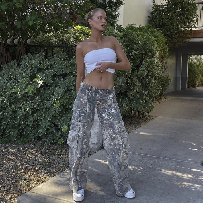 Amorza™ | Pantalones cargo de camuflaje