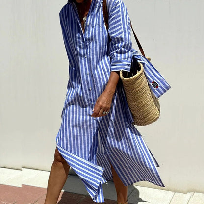 Armelle | Elegante vestido de verano a rayas (¡Casi agotado!)