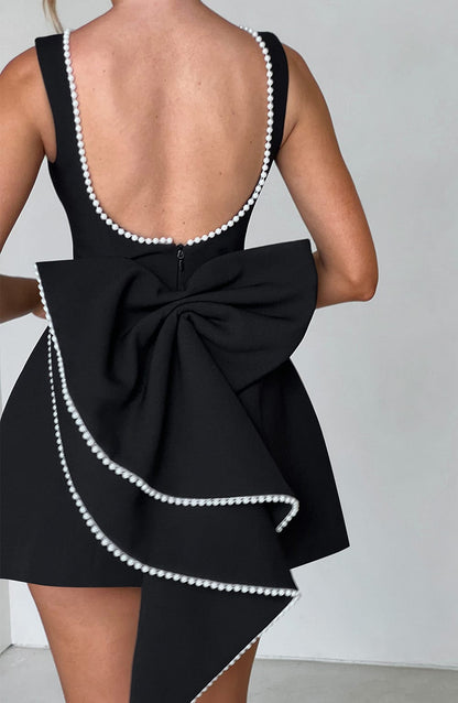 Azalea™ | Minivestido con lazo de perlas