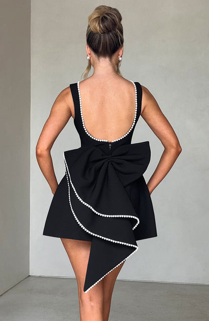 Azalea™ | Minivestido con lazo de perlas