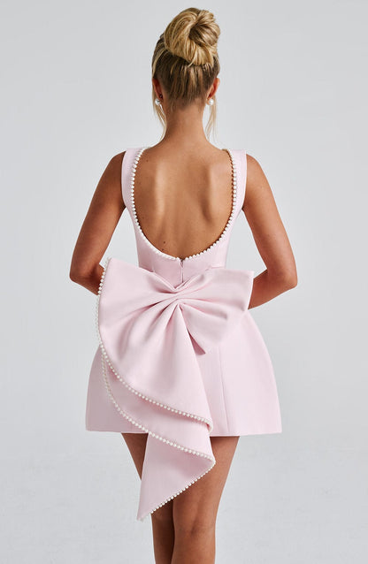 Azalea™ | Minivestido con lazo de perlas