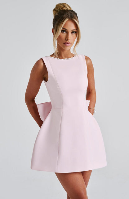 Azalea™ | Minivestido con lazo de perlas