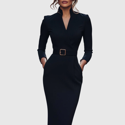 Clariel | Vestido midi refinado