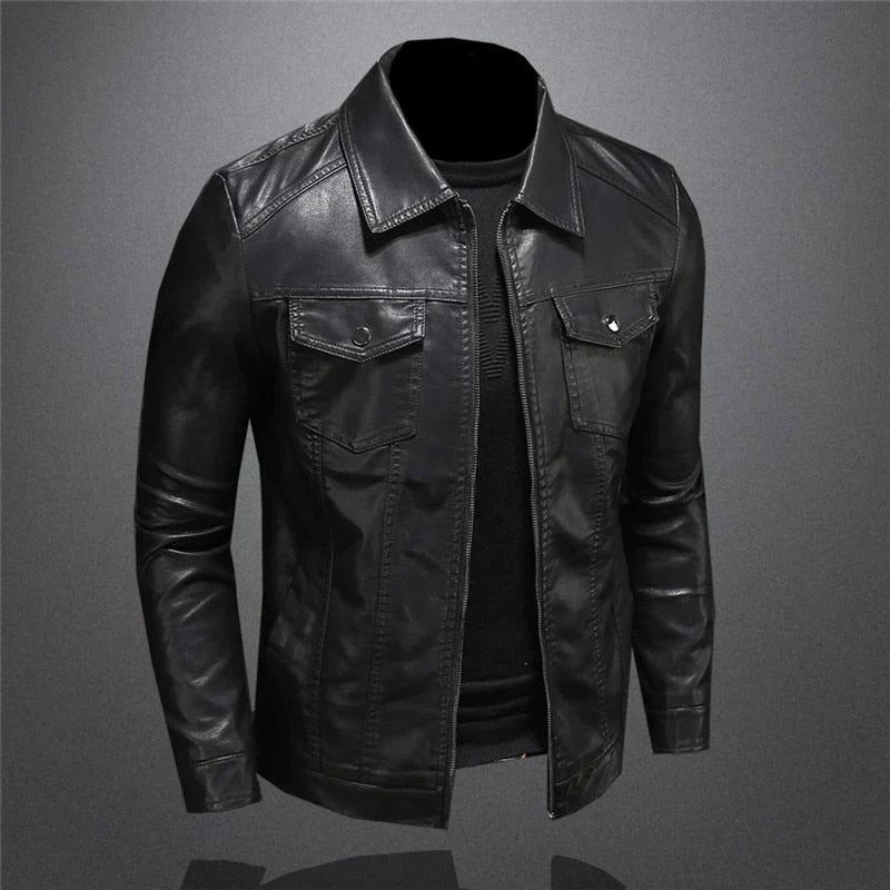 Frío - Chaqueta de cuero