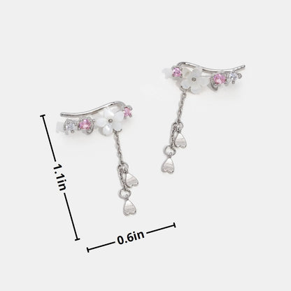 Pendientes de flor de cerezo 