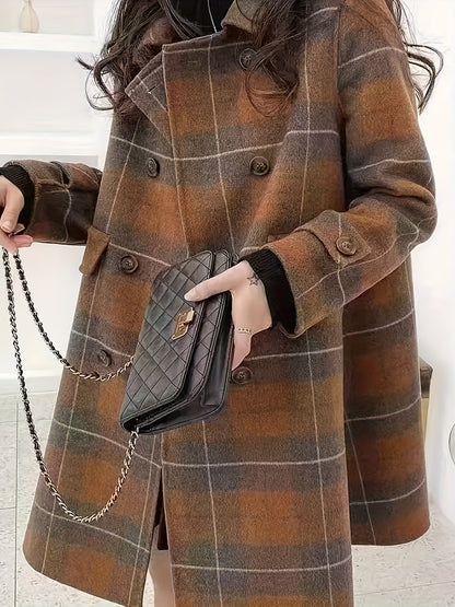 Mia – Abrigo de tweed a cuadros