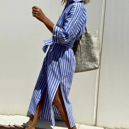 Armelle | Elegante vestido de verano a rayas (¡Casi agotado!)