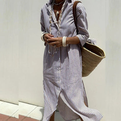 Armelle | Elegante vestido de verano a rayas (¡Casi agotado!)