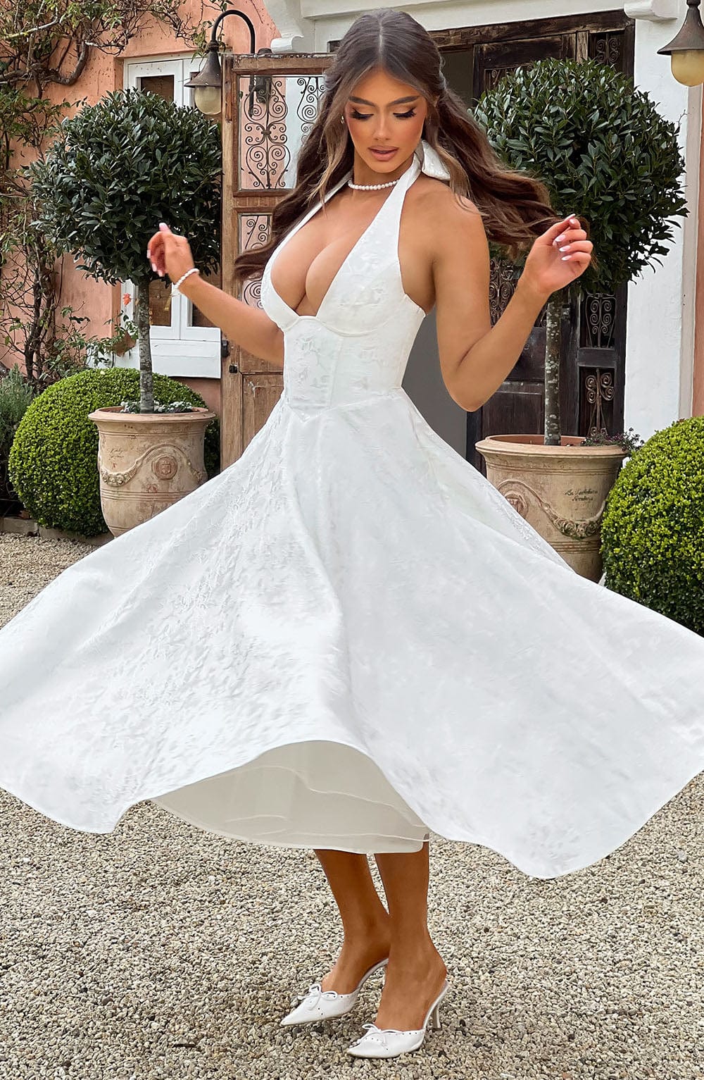 Celestia™ | Vestido midi romántico 