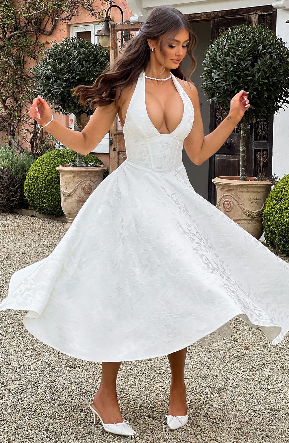 Celestia™ | Vestido midi romántico 